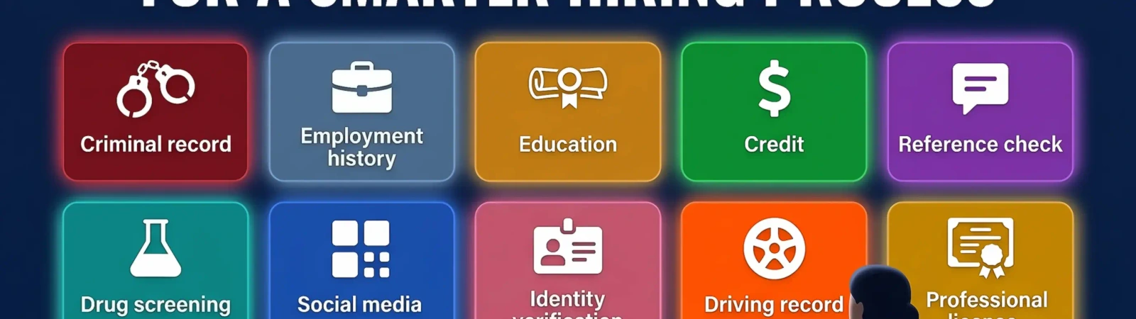 10 key types of background checks for hiring illustration
