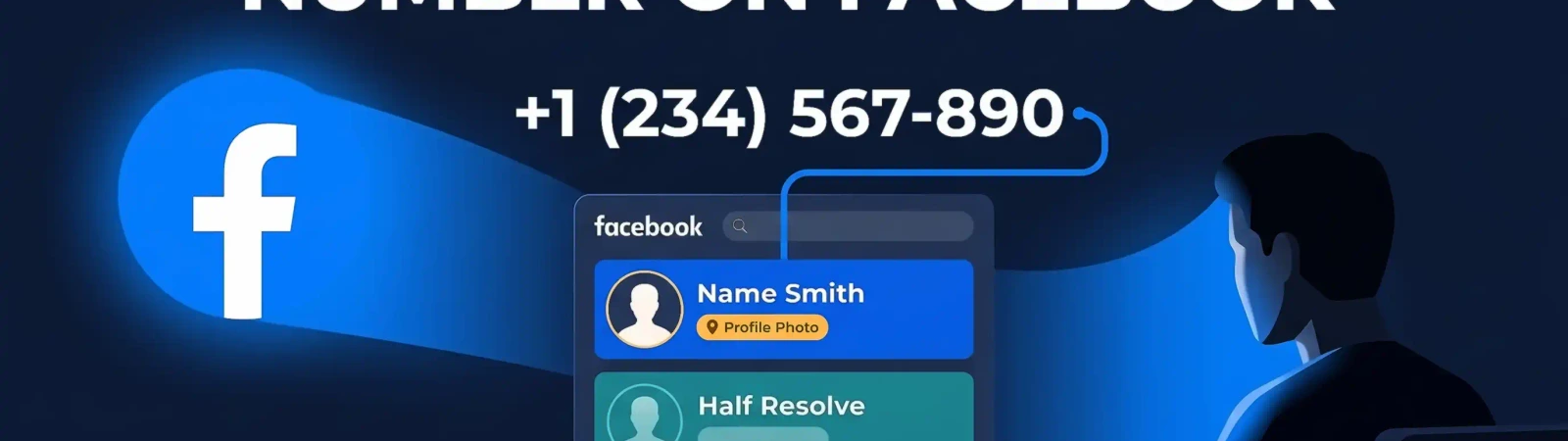 How to Search by Phone Number on Facebook — illustration