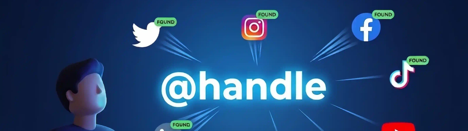 Instant username search illustration