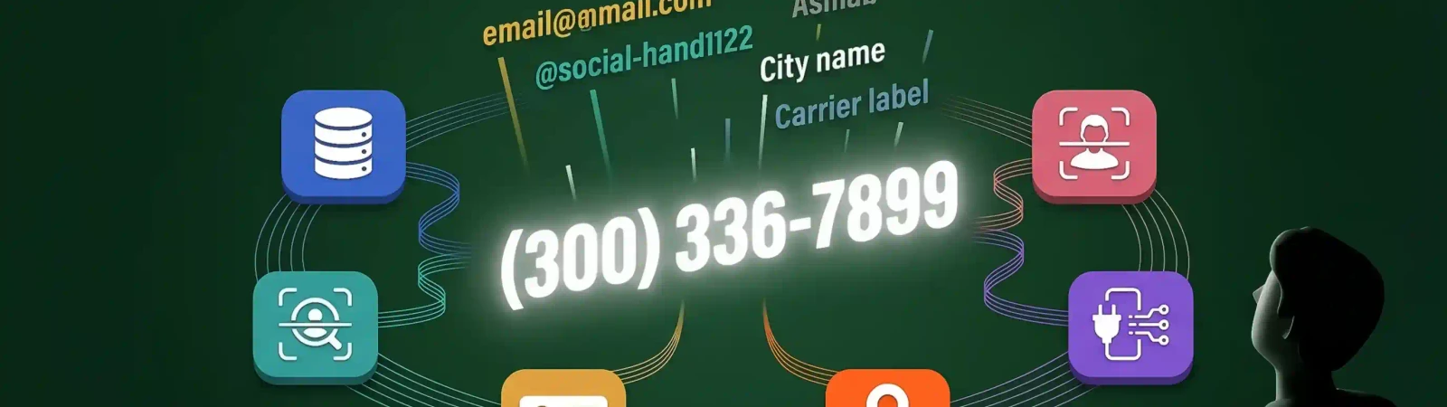 OSINT phone number lookup tools and tips illustration