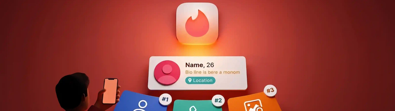 Tinder profile search guide for beginners illustration