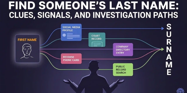Find Someone's Last Name: Clues, Signals, and Investigation Paths