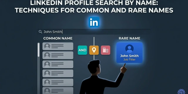 LinkedIn Profile Search by Name: Techniques for Common and Rare Names