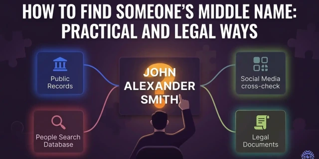 How to Find Someone's Middle Name: Practical and Legal Ways
