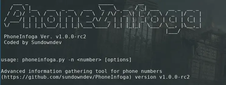PhonInfoga